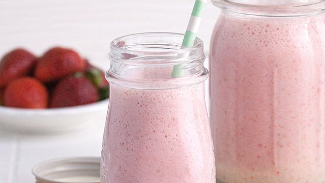 recette smoothie fraise